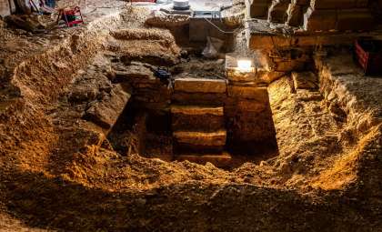 Ancient 400-Year-Old Burial Chamber Uncovered Beneath Hidden Staircase in Dijon
