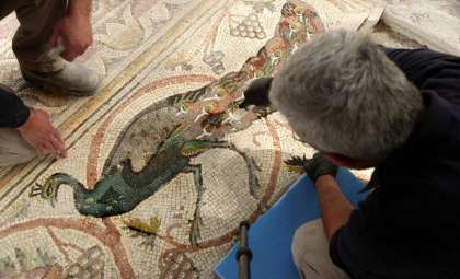 Rediscovered Byzantine Mosaic from 1,600 Years Ago Now Open for Viewing