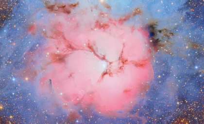 Vera C. Rubin Observatory Reveals Breathtaking New Image of the Trifid Nebula