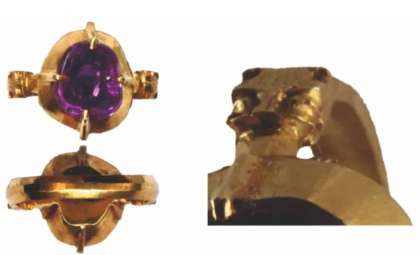 Medieval Gold Ring With Rare Sri Lankan Sapphire Unearthed Beneath Slovakian Castle