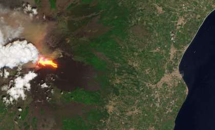 Satellite Technology Reveals Stunning Details of Mount Etna’s 2025 Eruption
