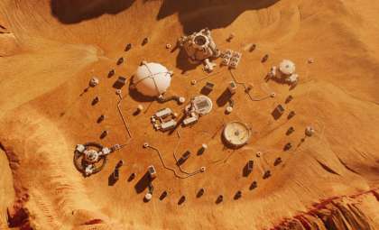 Advancing Mars Settlements: Self-Assembling Bio-Materials and 3D Printing Technology