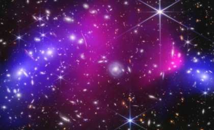 James Webb Crafts the Most Detailed Dark Matter Map of the Bullet Cluster