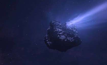 First Detection of Molecular Jets from a Massive Comet Approaching the Inner Solar System