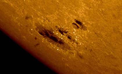 Powerful Magnetic Explosions Surge from Sunspot 4136 En Route to Earth