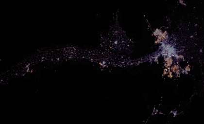 Astronaut Captures Breathtaking Night View of Egypt's Nile River from Space