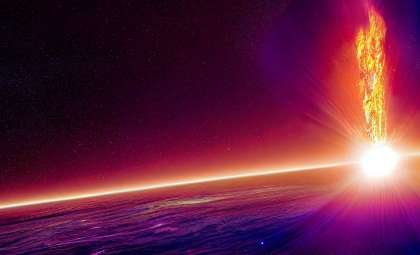 How a Mars-Sized Impact Sparked Life on Earth