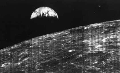 How the 1966 Lunar Orbiter Image Revealed Earth from the Moon First