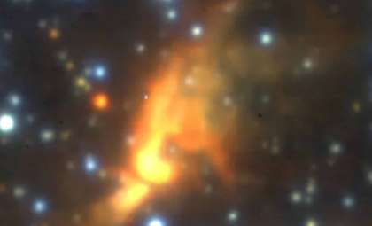 Unveiling the Secrets of a Massive Young Star Hidden in Cosmic Dust