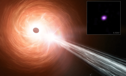 NASA's Chandra Uncovers a Record-Breaking Rapidly Expanding Black Hole