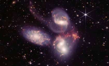 James Webb Reveals Rare Quintuple Galaxy Collision From Universe’s Earliest Era