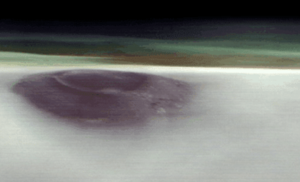 NASA Captures Spectacular View of Massive Volcano Emerging Above Mars’ Clouds