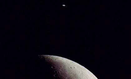 Watch Saturn and the Moon Align in a Spectacular Celestial Display Tonight