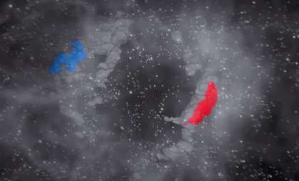 Astronomers Discover Vast Cosmic Cavity Between Two Star-Forming Regions