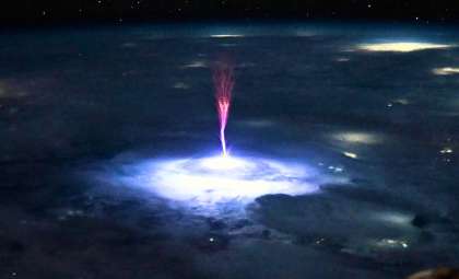 Astronauts Capture Rare Upper Atmosphere Lightning Phenomena Above Texas-Mexico Border