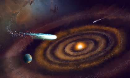 Discovery of Ancient Heavy Water in a Protoplanetary Disk Sheds Light on Cosmic Origins