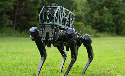 Introducing CODiAQ: The U.S.-Bound Combat Robot Dog Equipped with a Grenade Launcher