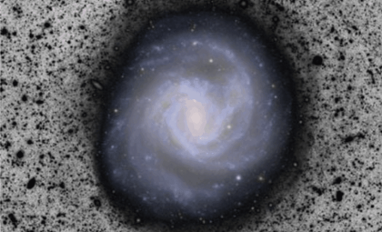 Vera Rubin Observatory Unveils Enormous Stellar Stream Encircling Messier 61