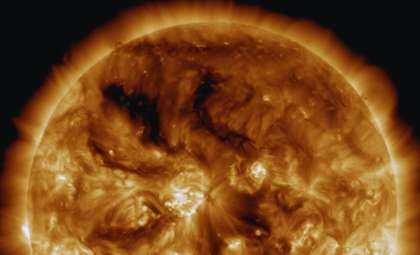 NASA Spots Eerie Jack-o’-Lantern Pattern on the Sun Ahead of Halloween