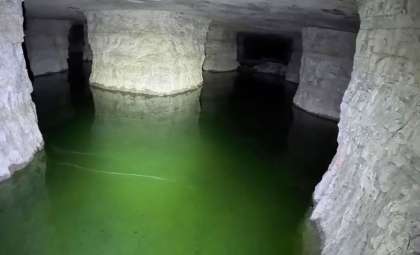 Explorers Uncover Enormous Emerald Lake Within a Forgotten Kentucky Mine