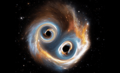 Historic First Image Reveals Two Black Holes in Mutual Orbit