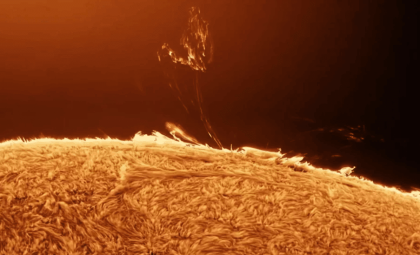 Stunning Solar Video Captures Flickering Plasma Illuminating the Sun’s Edge
