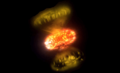 High-Resolution Images Reveal Intricate Shockwaves in Stellar Nova Explosions