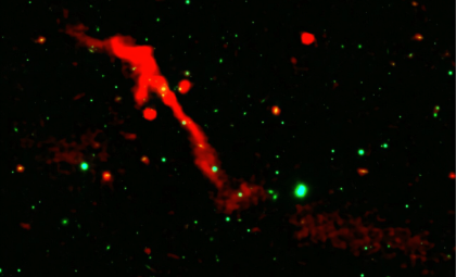 Dormant Supermassive Black Hole Awakens After 100 Million Years with Colossal Jets