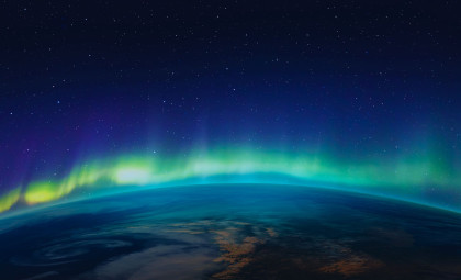 NASA Captures Stunning Red and Green Aurora Over Europe from Space