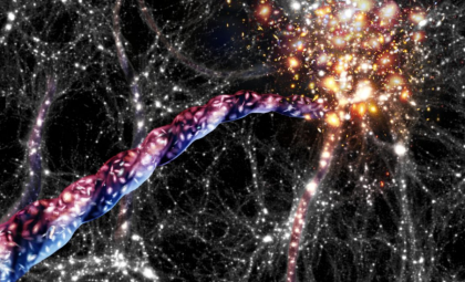 Astronomers Discover a Record-Setting Rotating Cosmic Filament