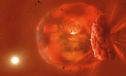 Astronomers Capture Two Planets Destroying Each Other 11,000 Light-Years Away