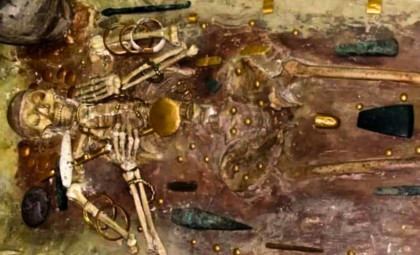 Discovery of Ancient Gold Treasures Reveals Early Social Hierarchy in a 5th Millennium BC Burial Site
