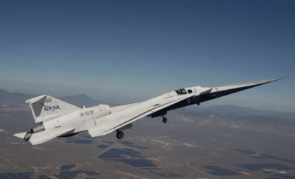 NASA’s X-59 Quiet Supersonic Jet Test Flight Ends Prematurely Due to Technical Issue
