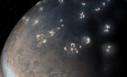 Jupiter's Lightning Strikes with a Power a Million Times Greater Than Earth's