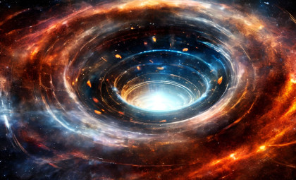 Astronomers Discover Immense Water Vapor Cloud Near a Distant Black Hole