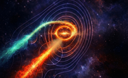 Astronomers Identify the First Orbiting Supermassive Black Hole Duo in a Remote Galaxy