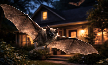 Bats Flying at Night Signal a Thriving Backyard Ecosystem and Natural Pest Control
