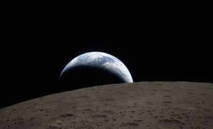 Artemis II Crew Captures Stunning View of Earth Disappearing Beyond Moon’s Edge