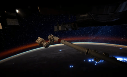 Astronaut Jessica Meir Captures Breathtaking Lyrid Meteor Shower from ISS