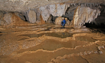 Massive 10-Foot Mud Painting Found Deep Within an Alabama Cave