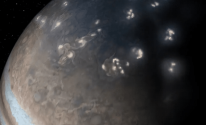 Jupiter’s Storms Produce Lightning More Powerful Than Anything on Earth