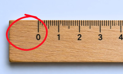 Why Does a Ruler Have a Blank Space Before the Zero Mark?
