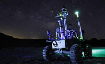 Innovative 500-Watt Laser-Powered Rover Proposed for Lunar Shadowed Regions Exploration