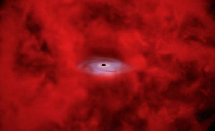 Distant Red X-Ray Source May Unlock Secrets of Early Supermassive Black Holes