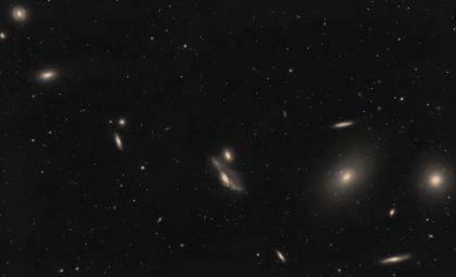 Astrophotographer Captures Stunning Portrait of Galactic 'Eyes' in Virgo Cluster