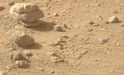 Mars Rover Discovers Intriguing Naturally Formed Rock Tower on Red Planet