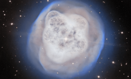 Scientists Reveal the Binary Star Origins of the Crystal Ball Nebula's Stunning Shape