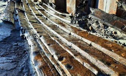 Six Historic Shipwrecks Unearthed During Tunnel Excavation in Varberg, Sweden