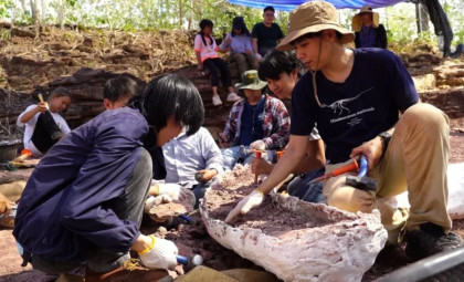 Enormous Dinosaur Fossils Found Near Public Pond in Thailand Reveal a 30-Ton Titan