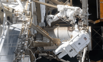 NASA Crew Conducts Crucial Spacewalk to Fix Key ISS Robotic Arm Component